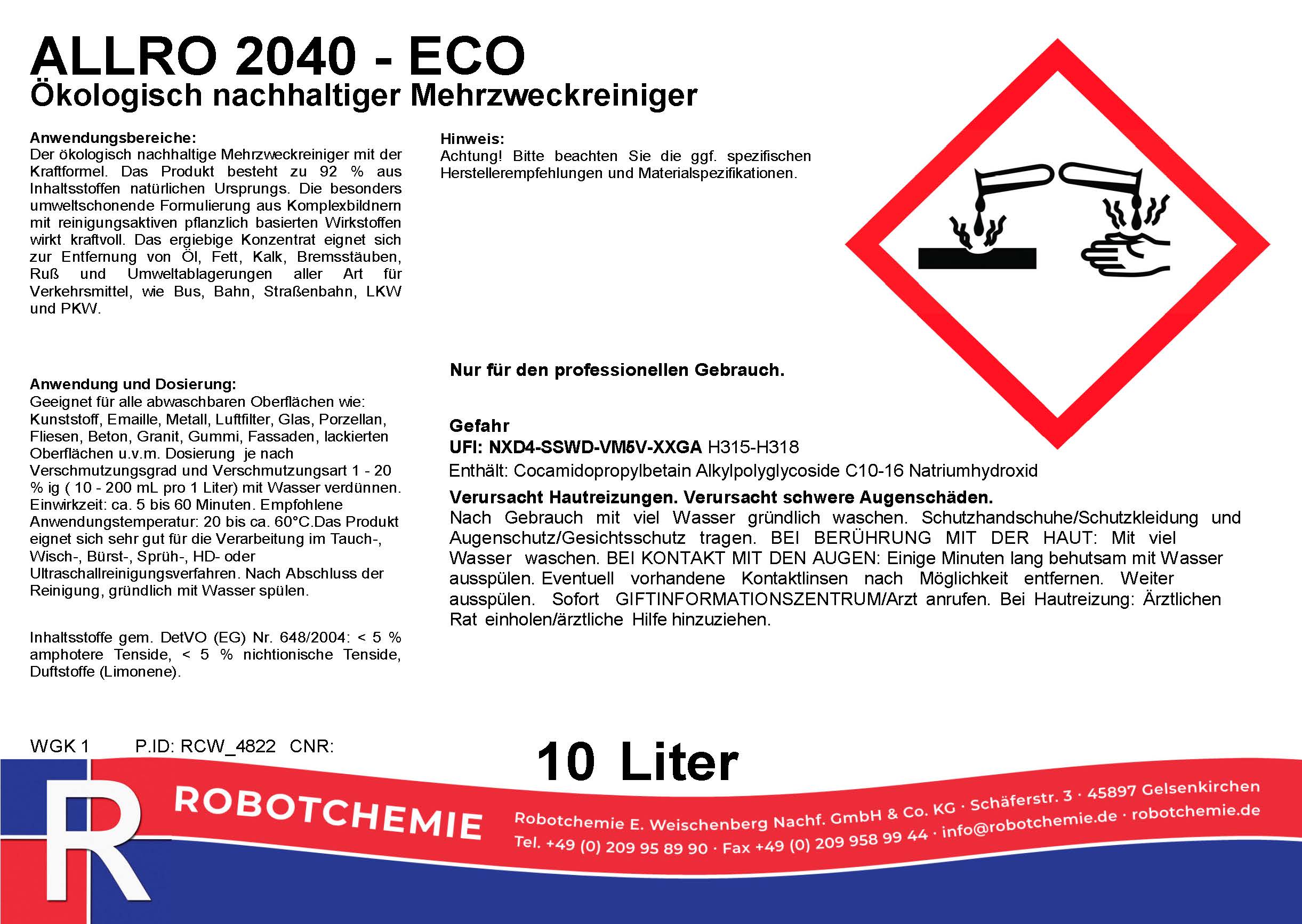 ALLRO 2040 - ECO