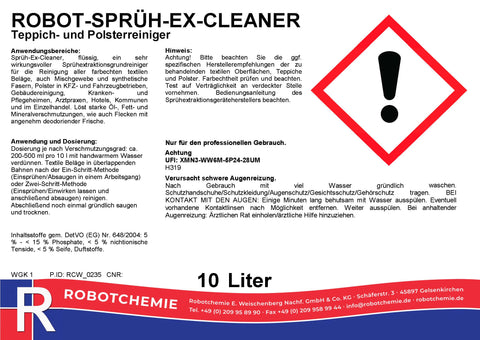 ROBOT-SPRÜH-EX-CLEANER 10 Liter