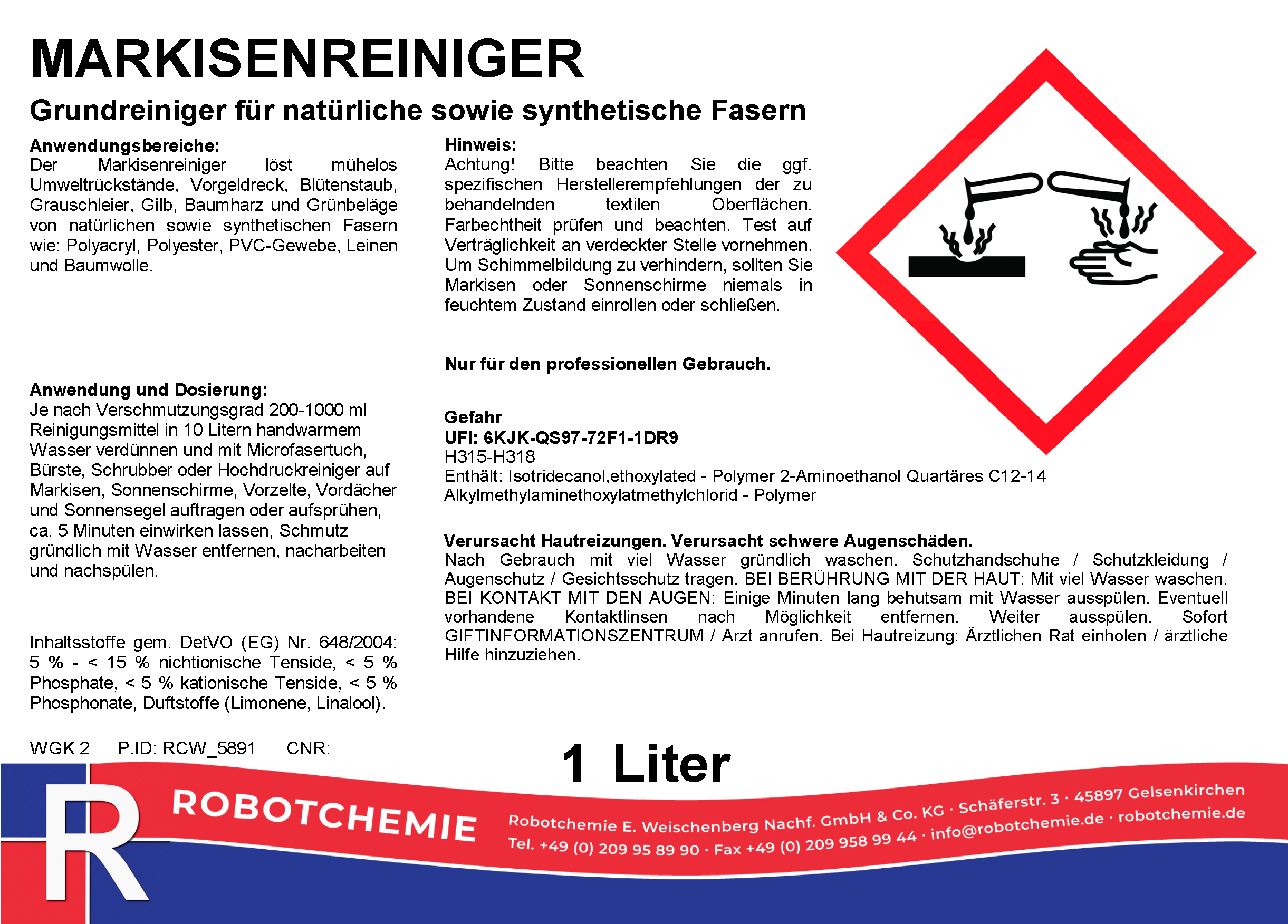 MARKISENREINIGER
