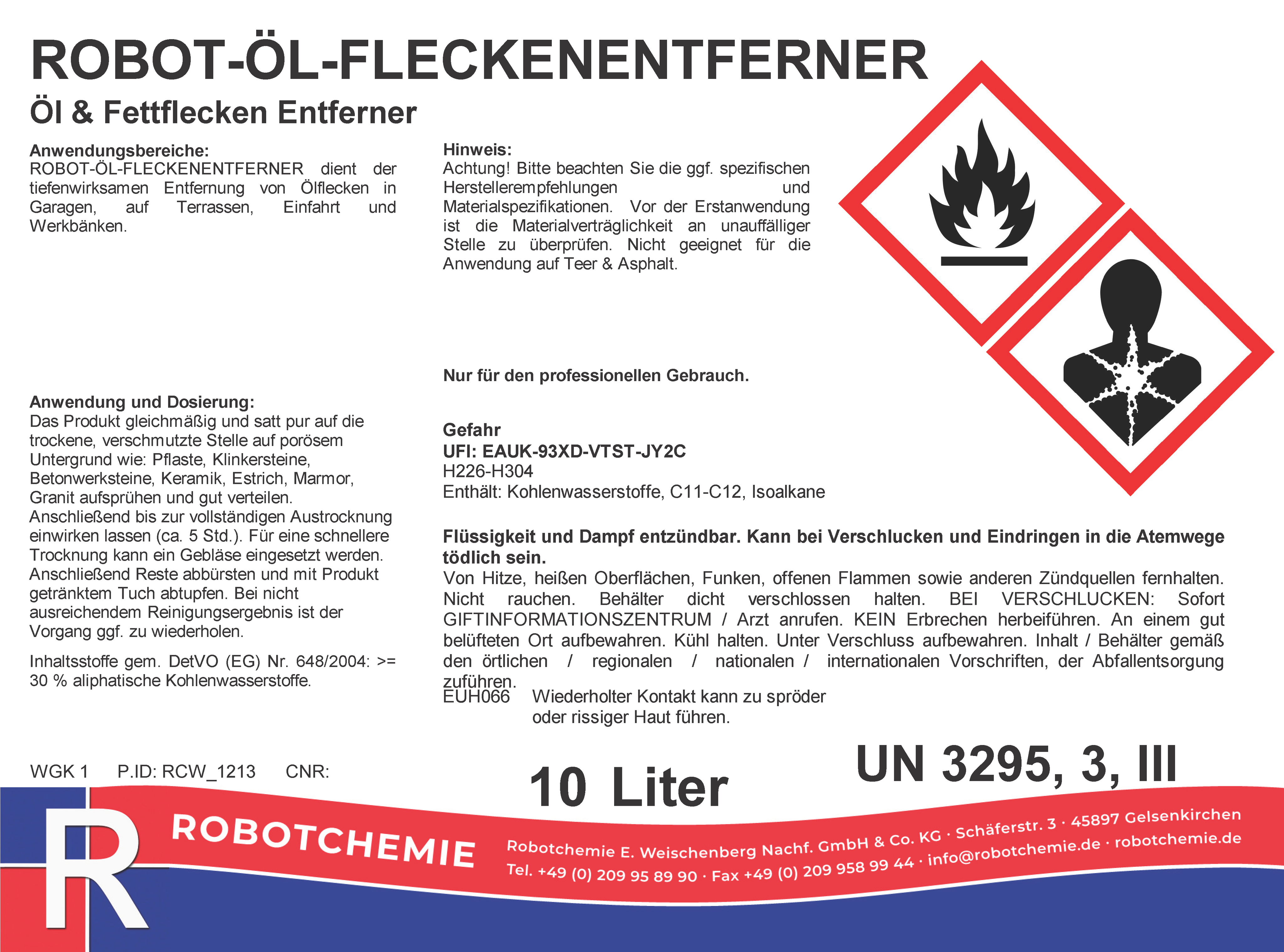 ROBOT-ÖL-FLECKENENTFERNER
