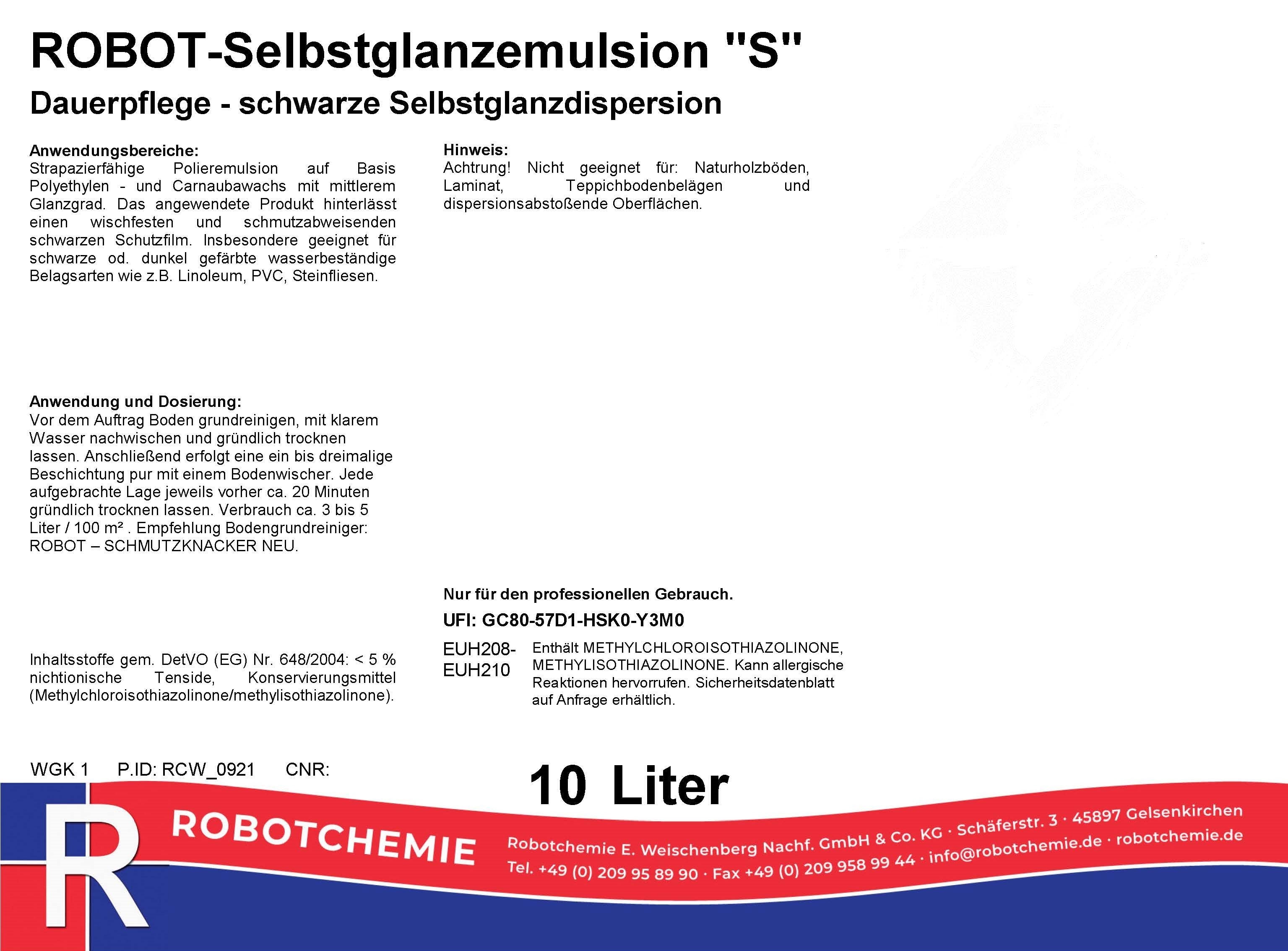 ROBOT-Selbstglanzemulsion "S"
